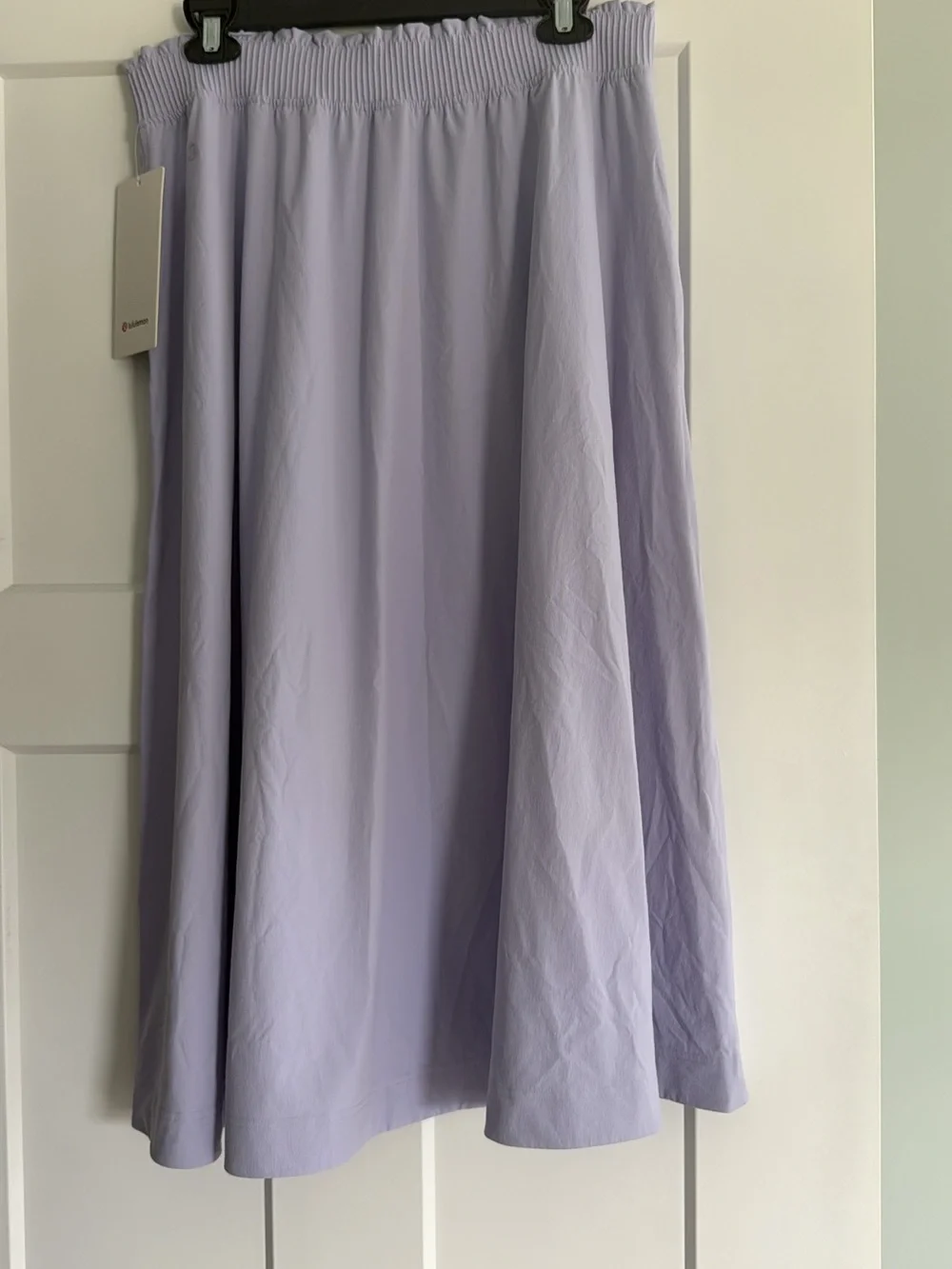 Lululemon Large Stretch Woven Ruffle-Waist Midi Skirt